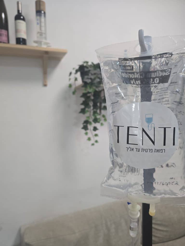 עירוי נוזלים עד הבית